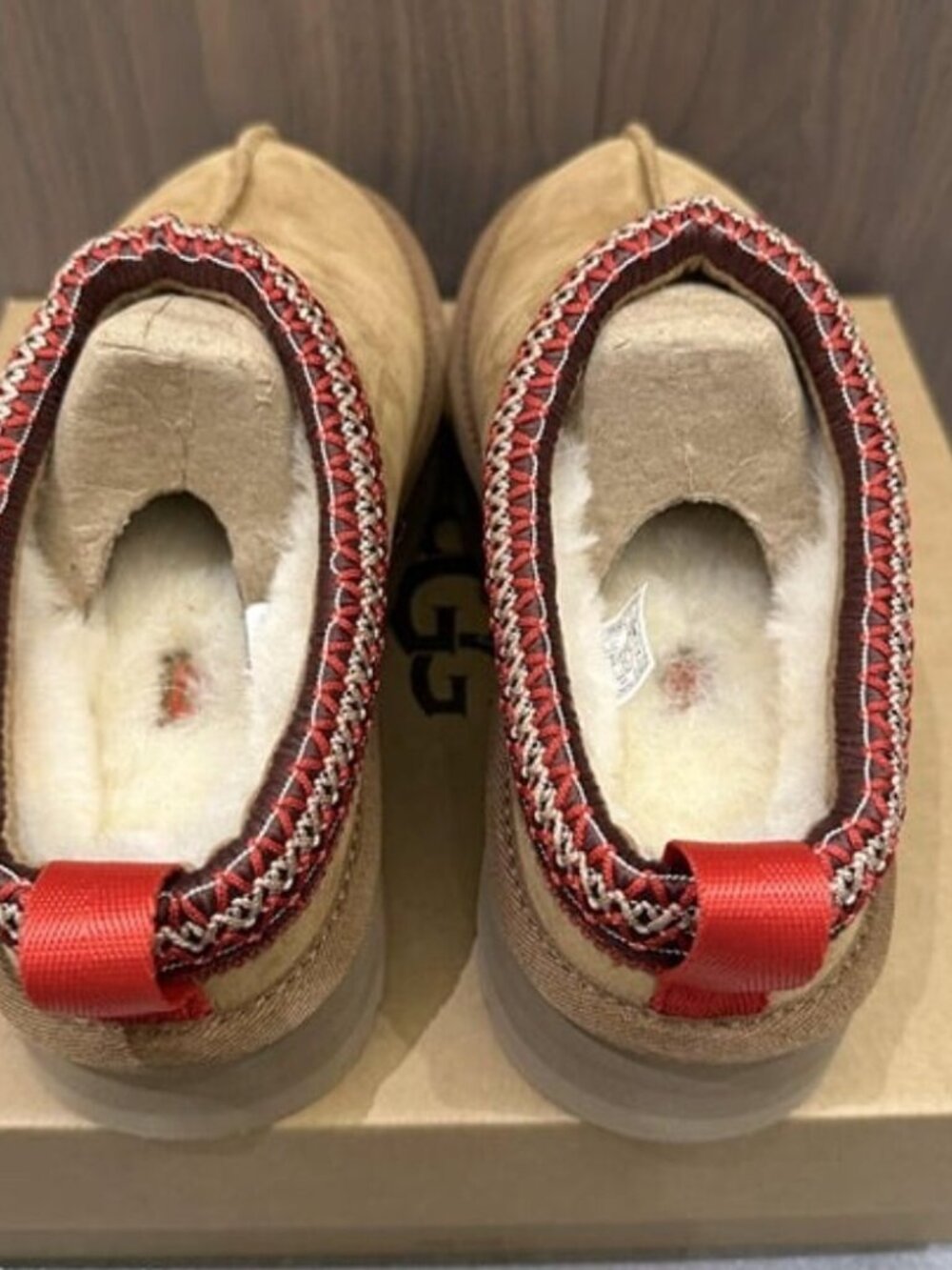 Ugg Tazz Platform Slippers in Chestnut - Picture 3 of 6